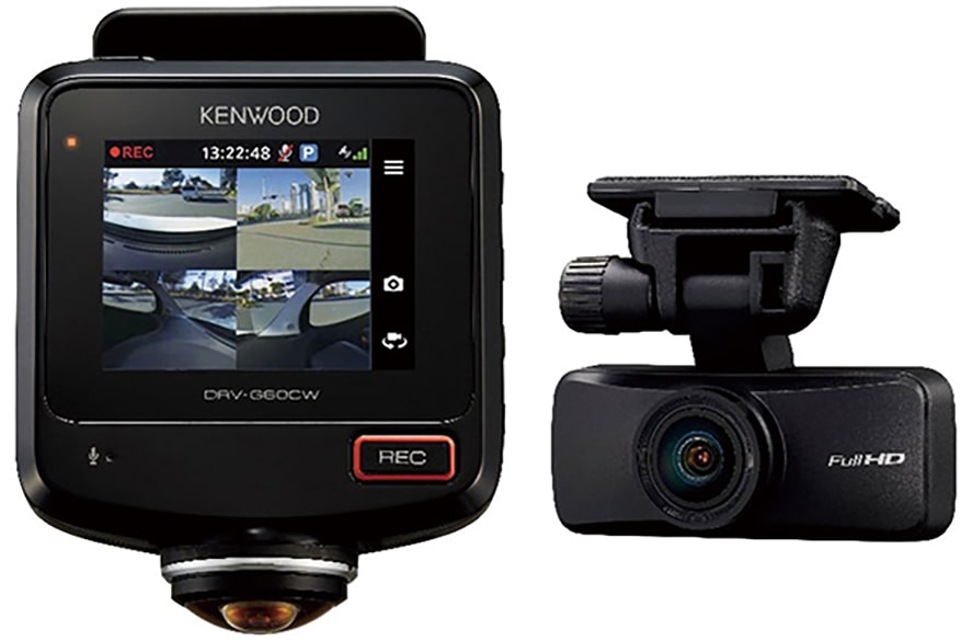 フロント360°＋リア録画ドラレコ DRV-G60CW+DR